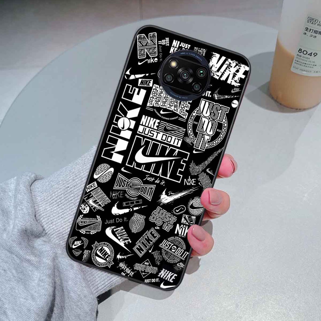 Ốp Xiaomi Poco X3 / Poco X3 Pro in hình thương hiệu L.V, N.I.K.E cá tính, đẳng cấp