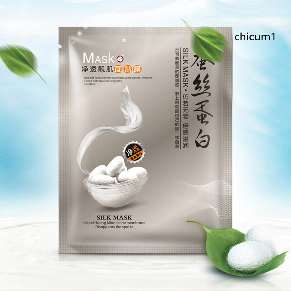 Mặt nạ lụa dưỡng ẩm se khít lỗ chân lông gấp 8 lần chăm sóc da mặt