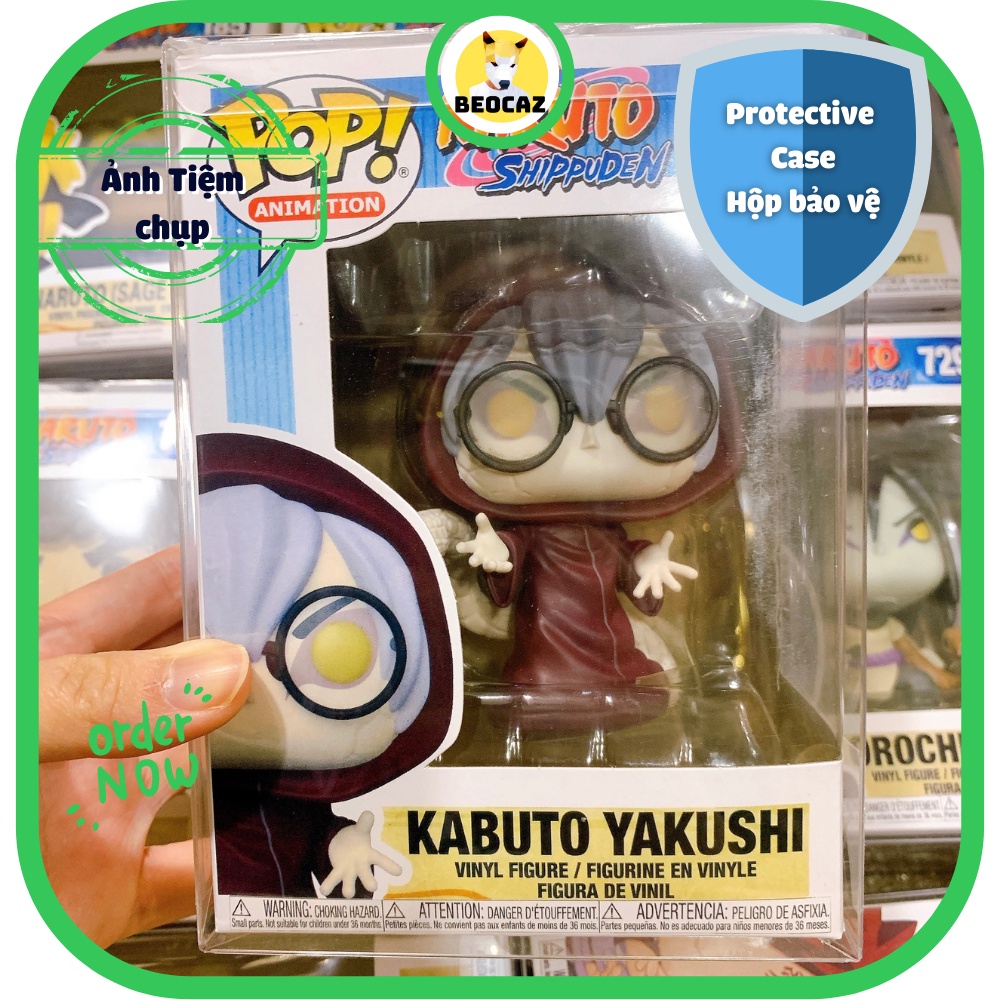 [Full Box Tặng Hộp Bảo Vệ] Mô hình Funko nội địa Trung nhân vật chibi Kabuto No.936 - Đồ chơi Naruto bền màu, nhựa an