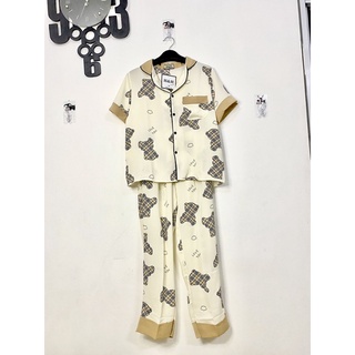 Bộ ngủ dài pijama cộc tay