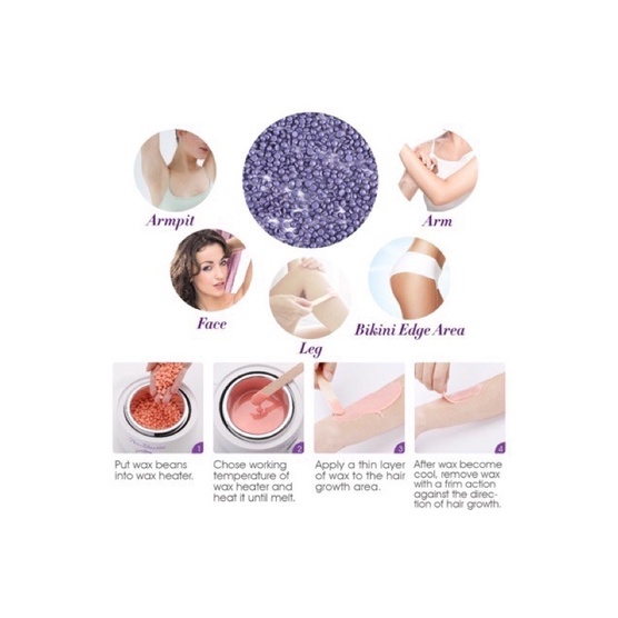 CHÍNH HÃNG -GÓI 300gr SÁP WAX LÔNG NÓNG HẠT ĐẬU