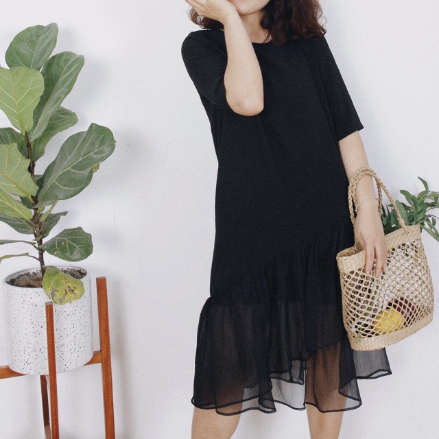 Loli Dress - Váy phối voan trong