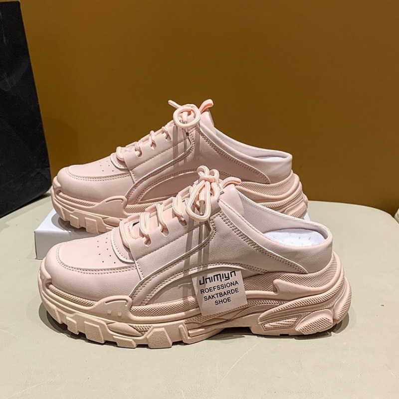 Giày MWC 0692 - Giày Sục Thể Thao Nữ, Sneaker Da Trơn Đế Cao Trẻ Trung Năng Động