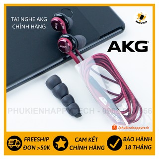 Tai nghe Samsung chính hãng AKG S8 chân tròn 3.5mm chống ồn bass ấm sử dụng được cho iPhone - Bảo hành 18 tháng