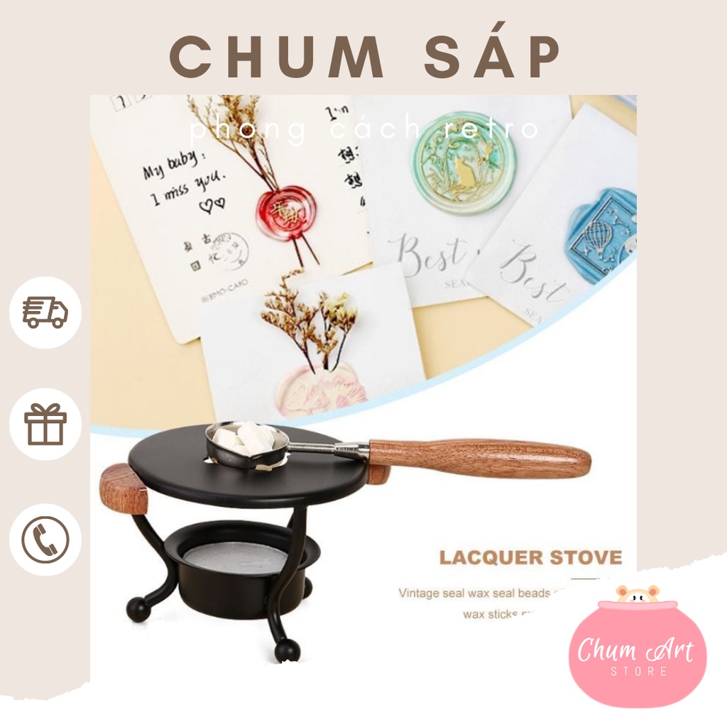 Lò nung sáp niêm phong cổ điển Retro