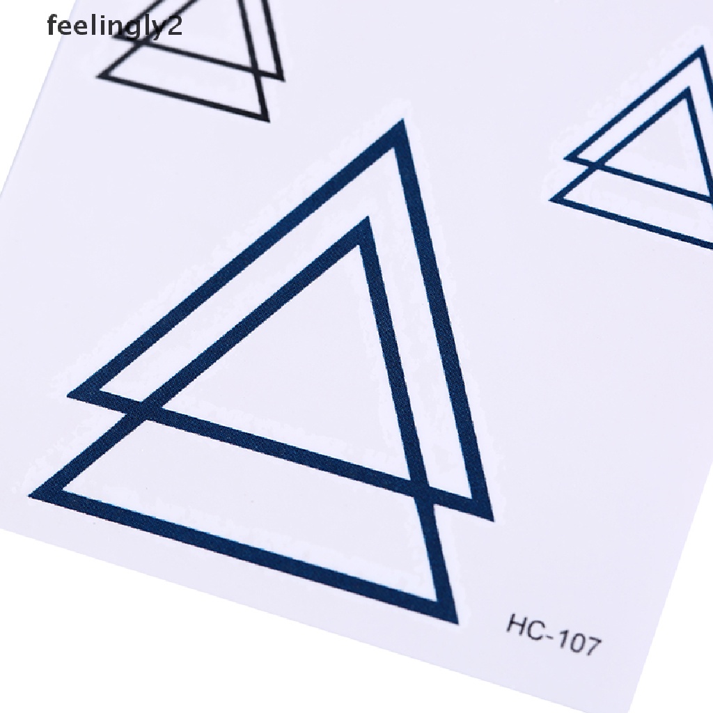 Hình Xăm Dán Tạm Thời Chống Thấm Nước Thiết Kế Hình Học Mới