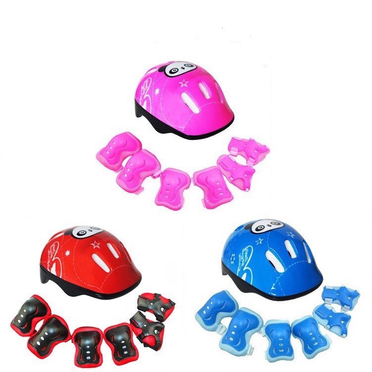 Bộ bảo hộ bảo vệ chân tay cho trẻ em chơi Patin, xe trượt Scooter, ván trượt...Trò chơi vận động ngoài trời (7 món)