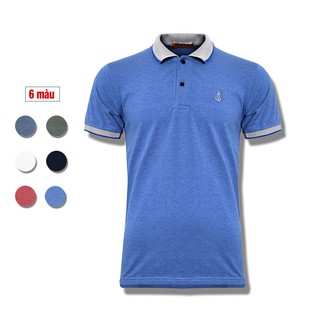 Áo thun nam có cổ logo thêu mỏ neo cao cấp Zonado Zaht08-1 chọn màu