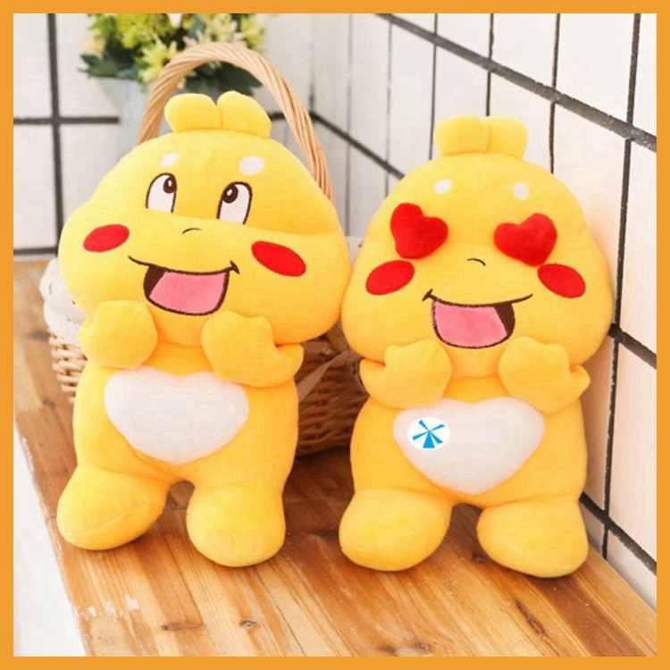 Gấu Bông Ong Vàng - Qoobee Gối Ôm Hình Thú Khủng Long Ong Vàng Mềm Mịn Siêu Đáng Yêu Nhiều Size 35cm-1m st135