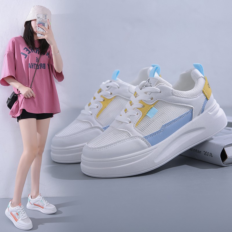 [FREESHIP] Giày dép nữ Sneakers, Giày thể thao nữ 😍Phong cách Hàn Quốc sneakers siêu nhẹ (123)