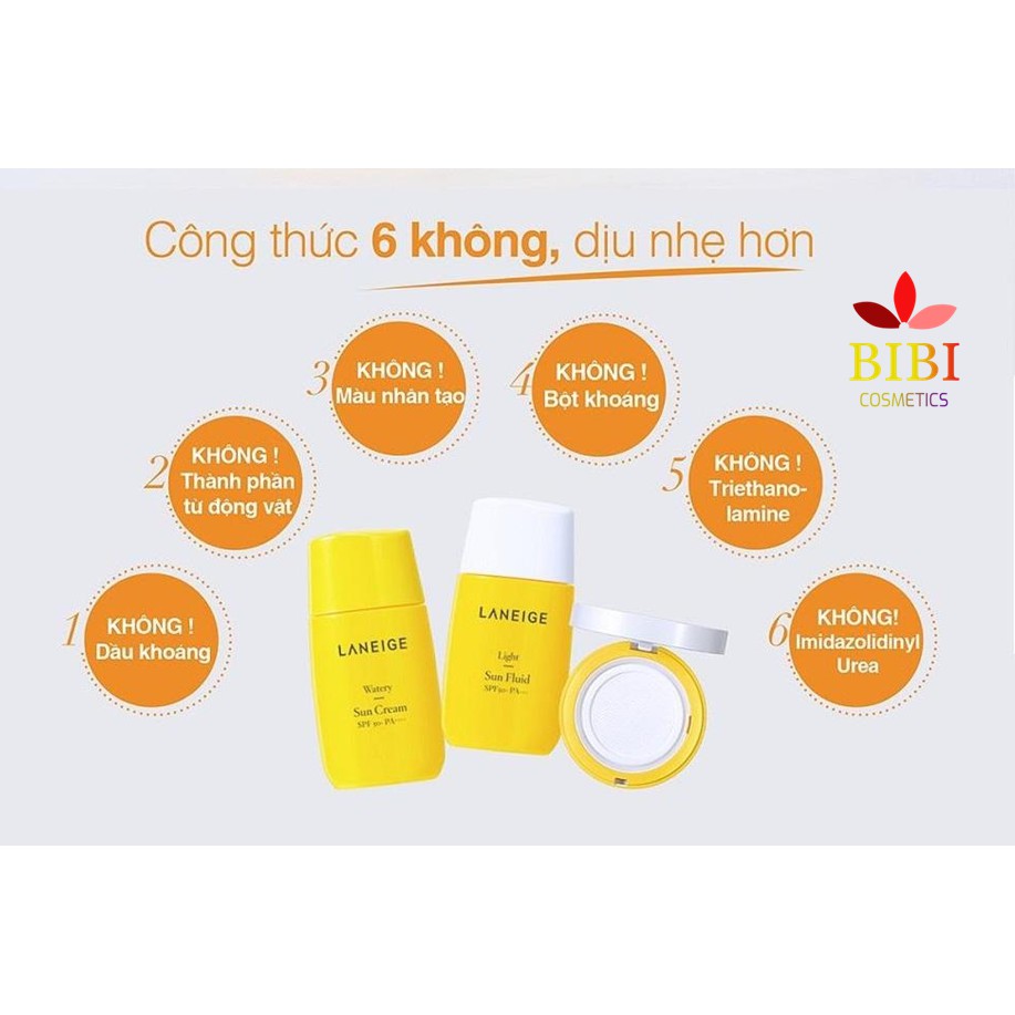 [Chính Hãng] KEM CHỐNG NẮNGLANEIGE WATERY SUN CARE CREAM 50ML