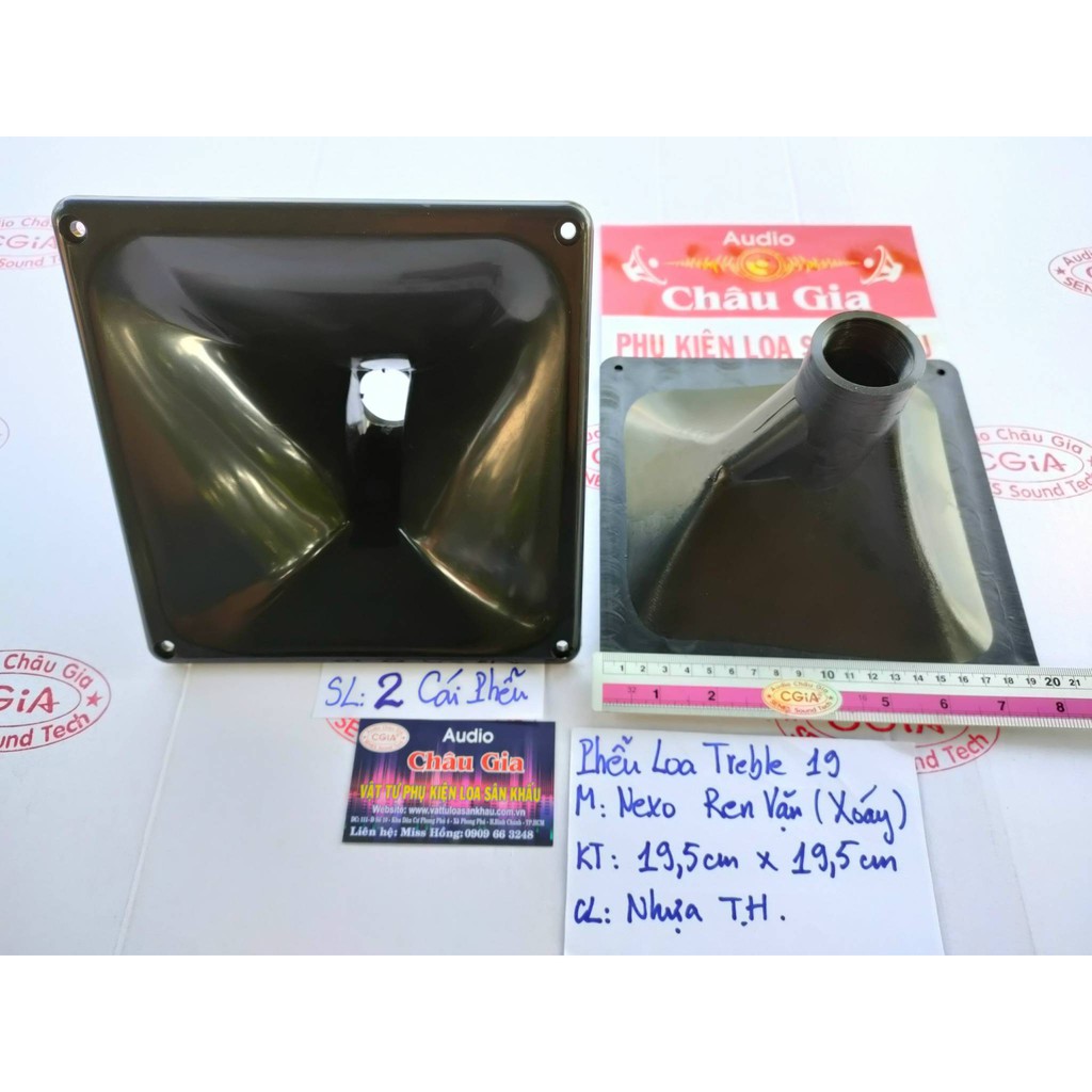 Phễu loa treble 2 cái Audio Châu Gia