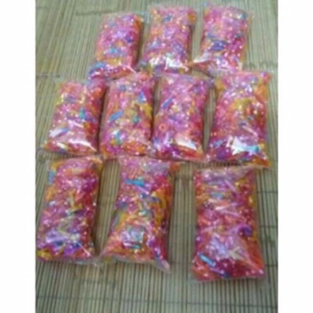 Chun buộc tóc nhiều mầu gói 100g 2 cỡ