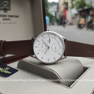 💖 đồng hồ nam dây da nâu sunrise srwatch sg5861.4102 mặt trắng size 39mm kính saphire
