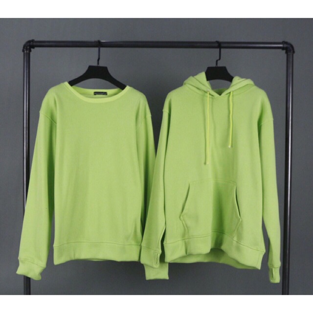 Áo sweater trơn chất nỉ trơn basic unisex