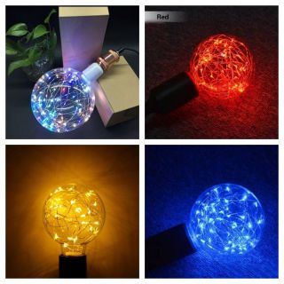 Đèn led đom đóm Fairy light hình bóng đèn chuôi E27