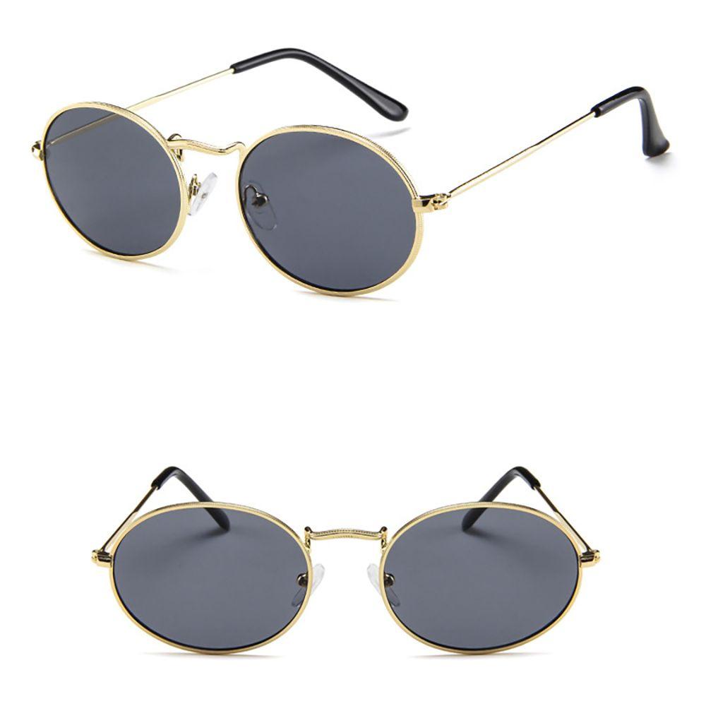 Kính Mát Gọng Tròn Chống Bức Xạ Phong Cách Hàn Quốc Dành Cho Nam Nữ