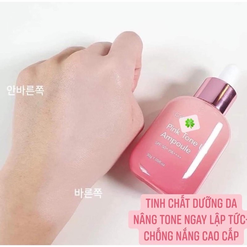 trắng chống nắng nâng tone CELLAY PINK TONE UP AMPOULE