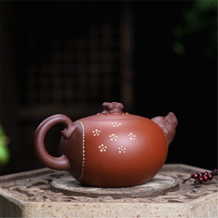 Ấm Tử Sa Nghi Hưng Trư Phúc 280 ml (Tử Nê)