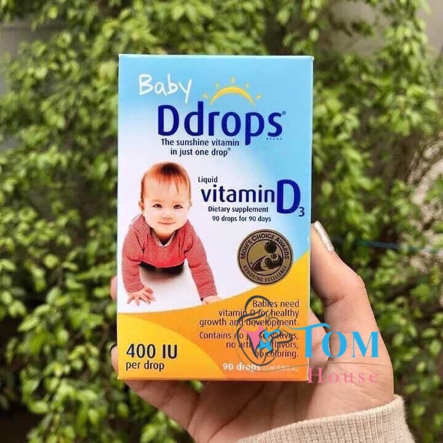 Vitamin D3 Cho Trẻ Sơ Sinh 90 Giọt