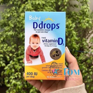 Vitamin D3 Cho Trẻ Sơ Sinh 90 Giọt
