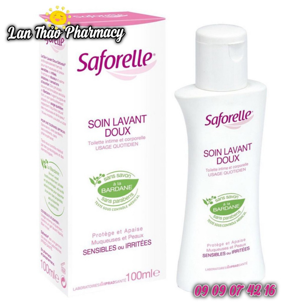 [100ml] Dung Dịch Vệ Sinh Phụ Nữ Saforelle - Nhập Khẩu Từ Pháp