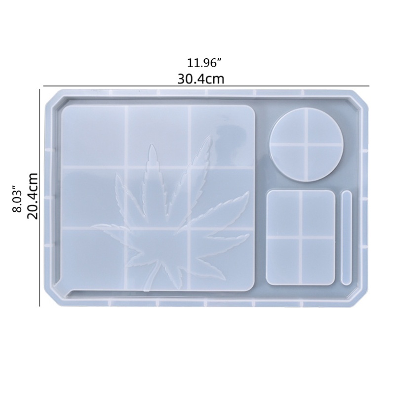 Khuôn Silicone Làm Khay Cuộn Tròn Làm Đồ Trang Sức Mỹ Phẩm DIY