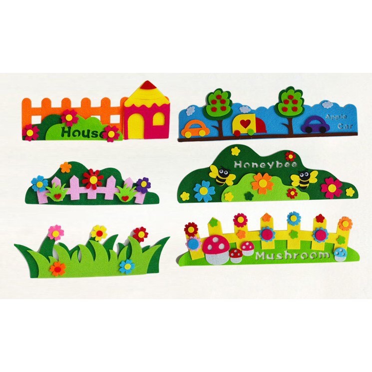 Vải nỉ dạ  làm đồ handmade, đồ thủ công cho trẻ em