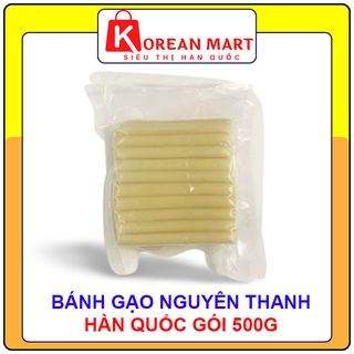 Bánh gạo hàn quốc tokbokki nguyên thanh gói 500g