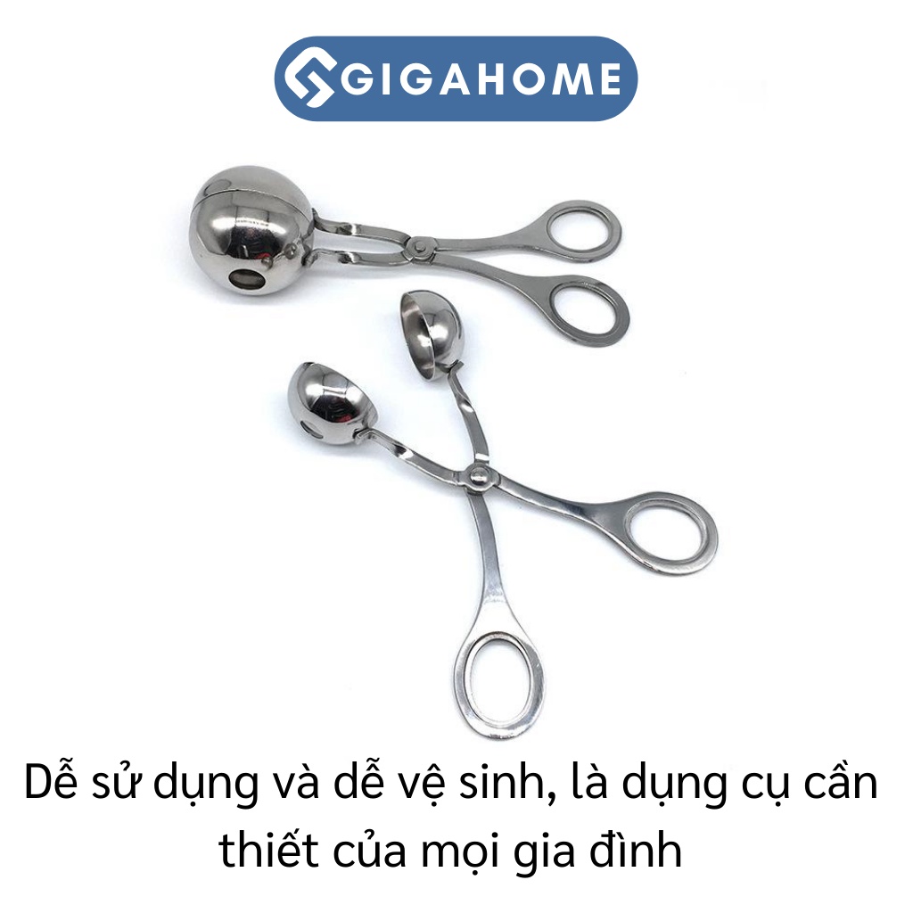 Dụng Cụ Làm Thịt Viên, Chả Cá, Cơm Nắm GIGAHOME Loại Inox Khuôn Tròn Tiện Lợi 5735