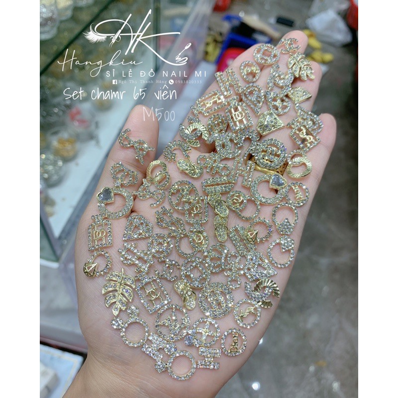 [HANGKIU] SÉT CHAMR PHỤ KIỆN 65 CHIẾC