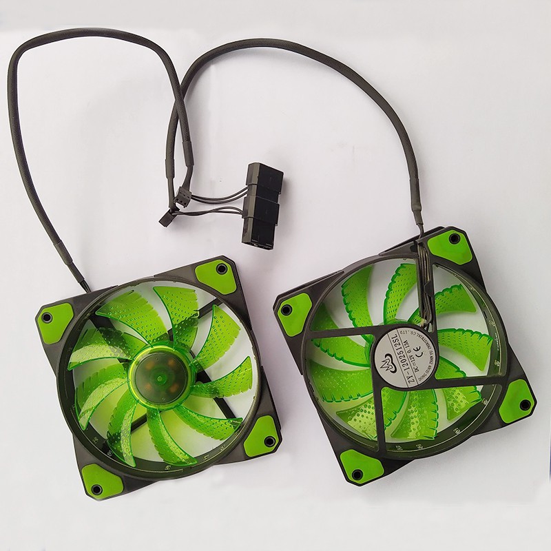 Quạt tản nhiệt 12V Fan Case 12cm 15 bóng LED - LIKE NEW 98%