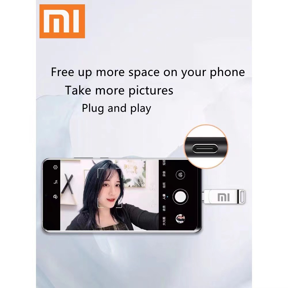 USB OTG Xiaomi 2 trong 1 tốc độ cao dung lượng bộ nhớ tùy chọn