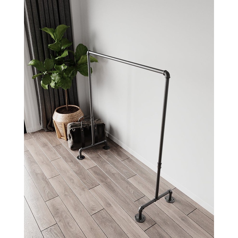 Giá treo quần áo phong cách vintage bằng ống nước sắt lắp ráp đẹp, độc, lạ TRENDDECOR.vn
