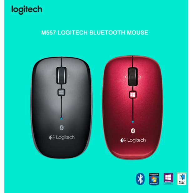 Chuột không dây kết nối bluetooth Logitech m557 / m558 dành cho hệ điều hành Windows XP / 10 / Mac OS