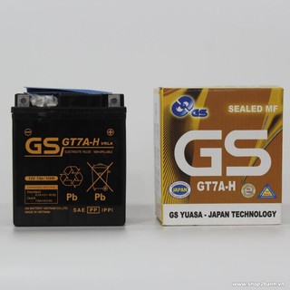 BÌNH ẮC QUY KHÔ GS GT7A-H (12V-7AH)