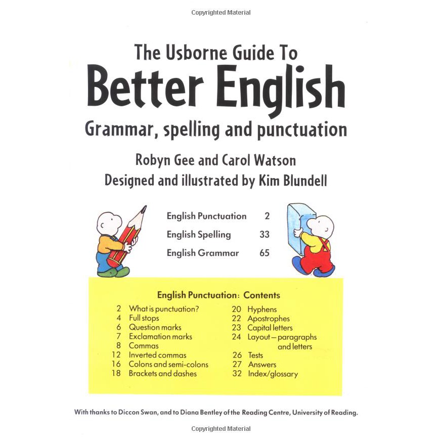 Sách học tiếng Anh dành cho thiếu nhi Usborne: Better English