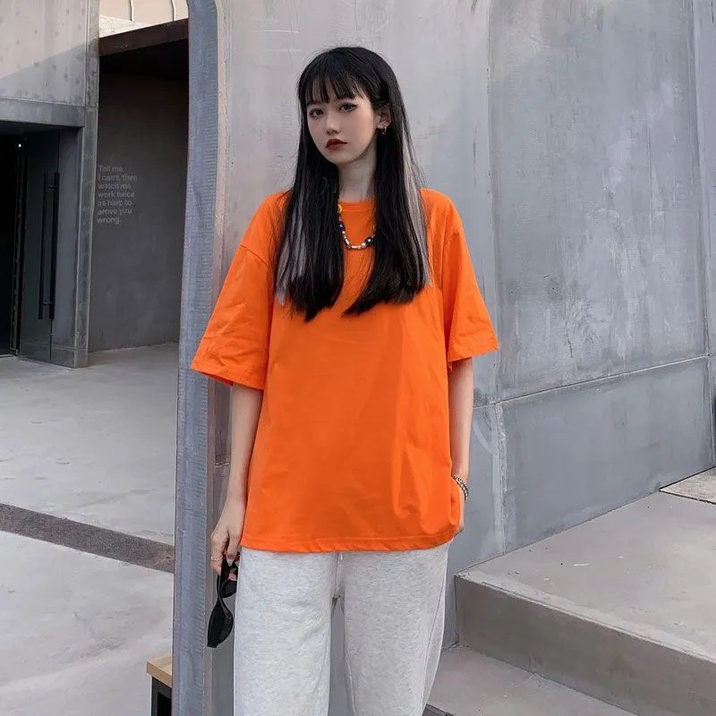 [Mã FAMARAL1 giảm 10K đơn 50K] Áo thun trơn tay lỡ form rộng unisex Tiger.86 AFR355