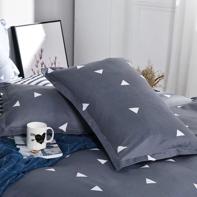 1 đôi (2 chiếc )Vỏ gối đầu cotton boly