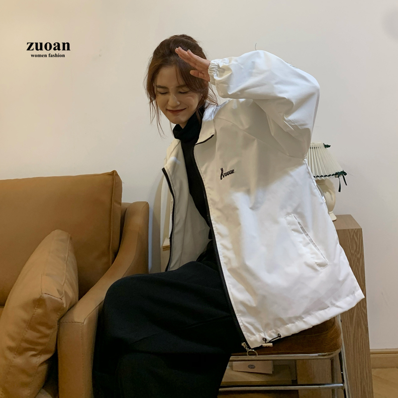 SUXI Áo Khoác Thể Thao Dáng Rộng Kiểu Hàn Quốc Thời Trang Xuân Thu Cho Các Cặp Đôi