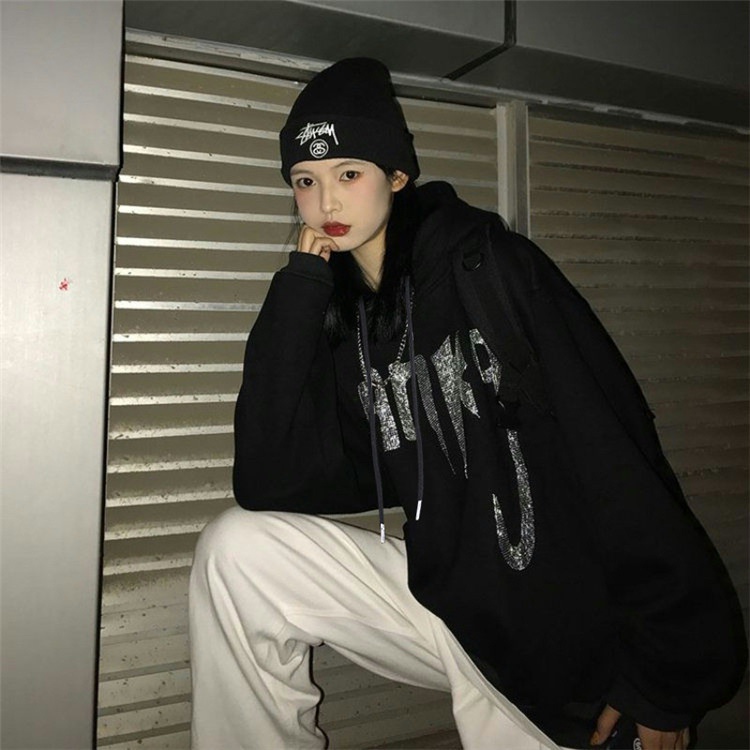 NRVP Mới Áo Hoodie Dáng Rộng Phong Cách Hàn Quốc 2021