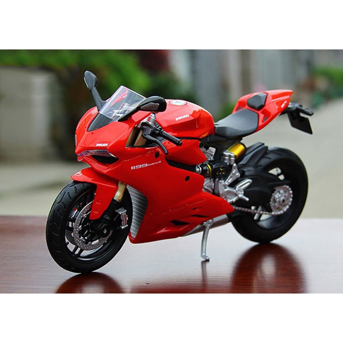 XE MÔ HÌNH MOTO Siêu xe Ducati 1199 Panigale - MAISTO tỷ lệ 1:12