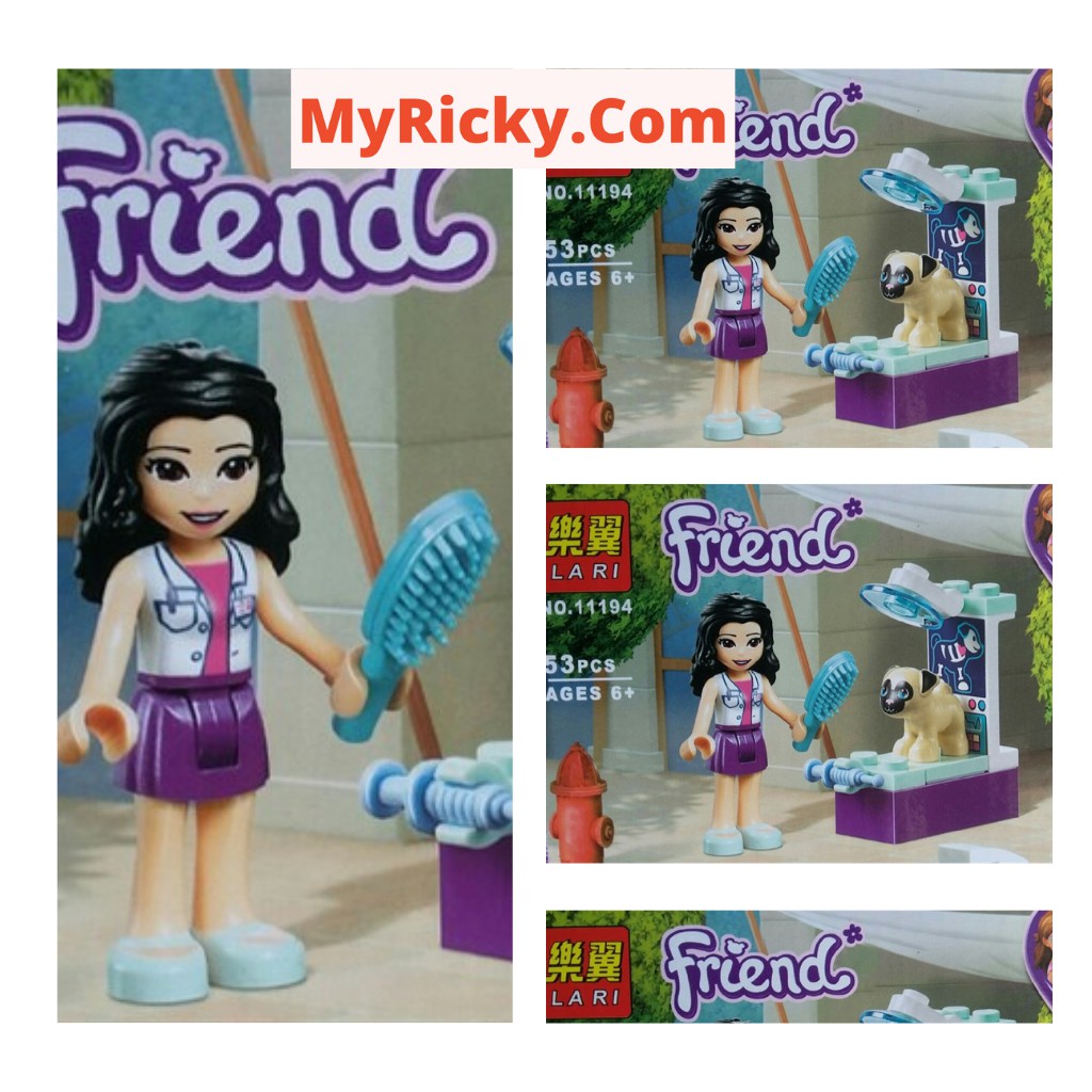 Đồ Chơi Lắp Ráp Friend Spa Cho Cún Cưng 53 Miếng