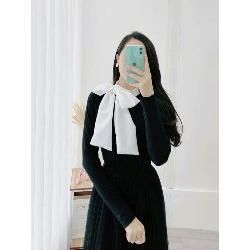 Áo Tăm nơ cận chất