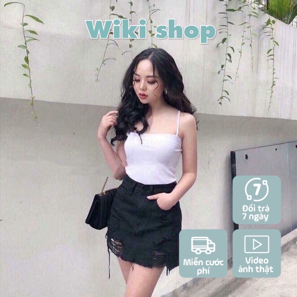 Áo hai dây bún sẵn 3 màu A0039
