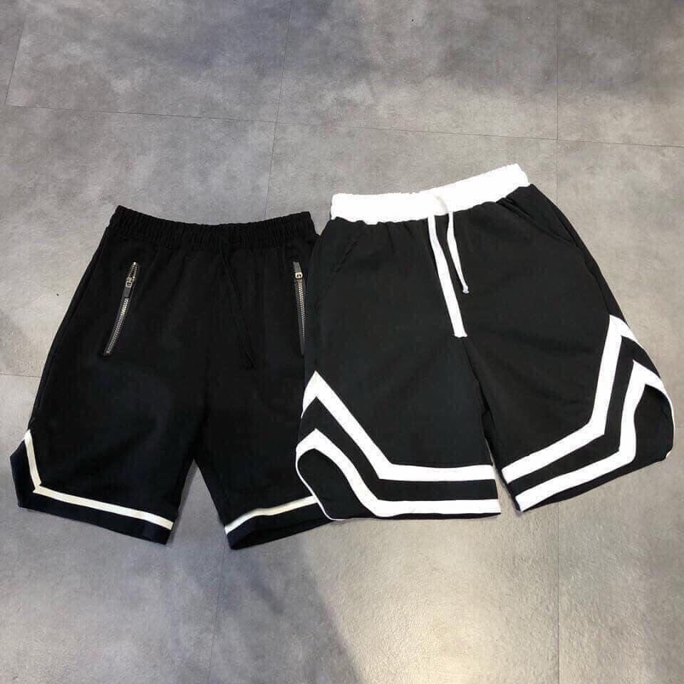 Quần Short Thể Thao Thun Co Giãn Nam Nữ Mềm Mịn Thoáng Mát
