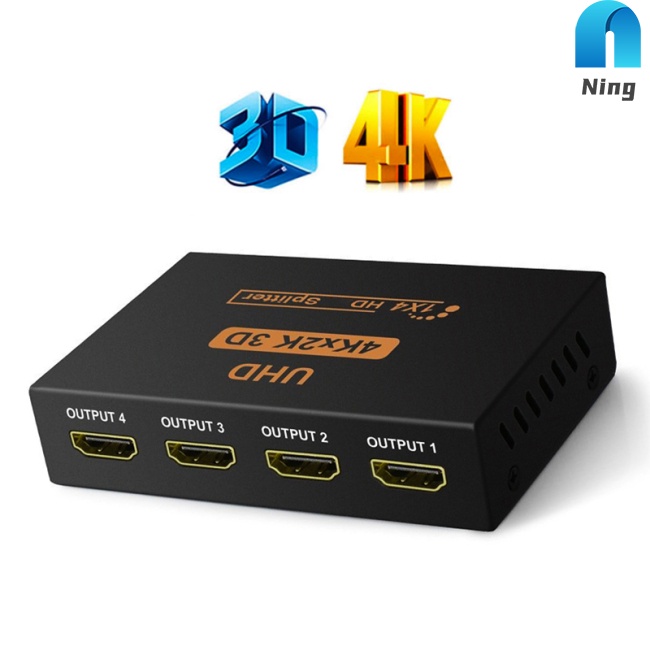 Ning 4k Hdmi-Compatible Splitter 1x4 Full Hd 1080p Video Hdmi