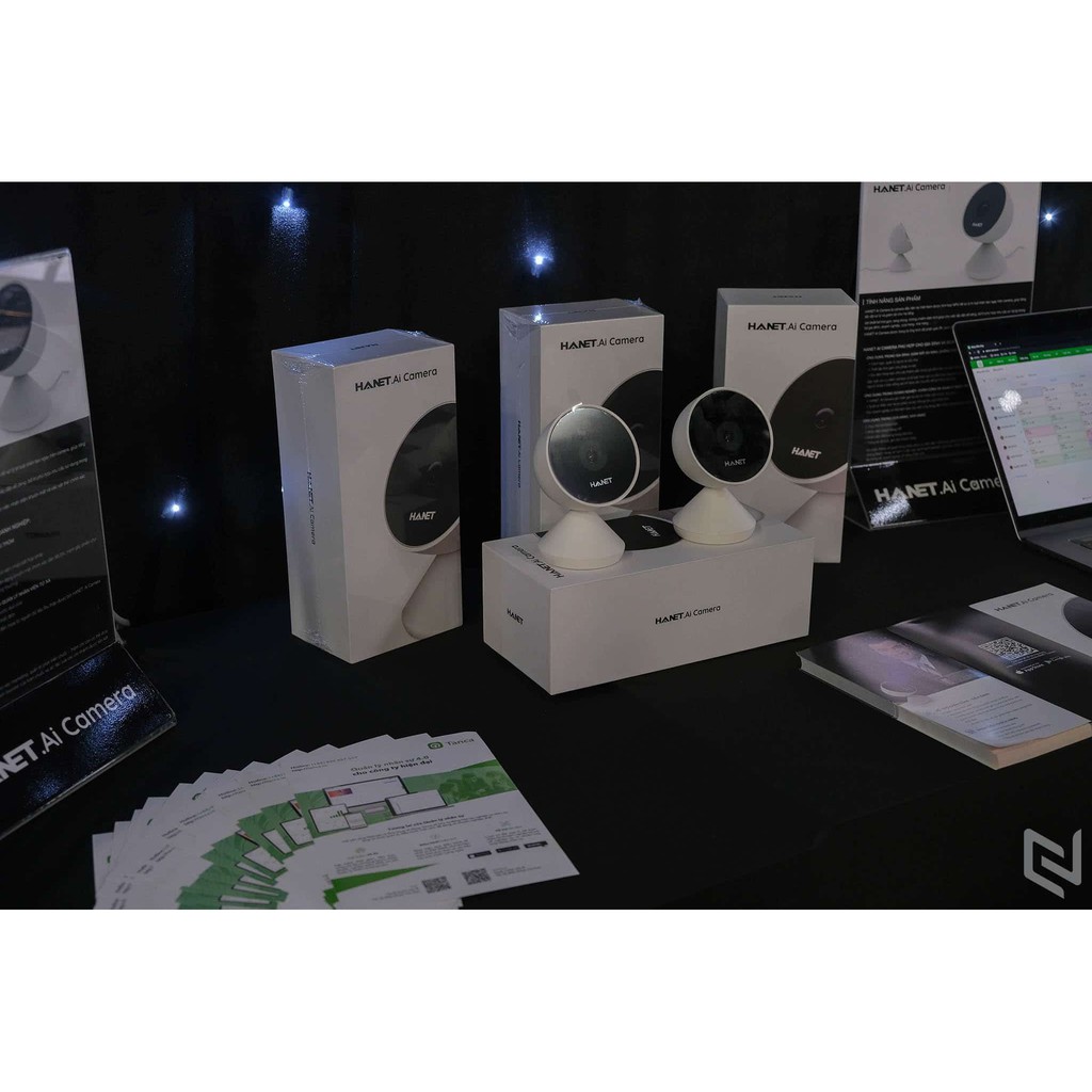 Camera Trí Tuệ Nhân Tạo AI thông minh HANET HA1000- nhận diện khuôn mặt- chấm công- báo động