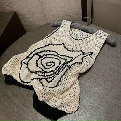 Áo Lưới Nữ 3 Lỗ - Thêu Hoa Viền Xinh - Hàng Quảng Châu