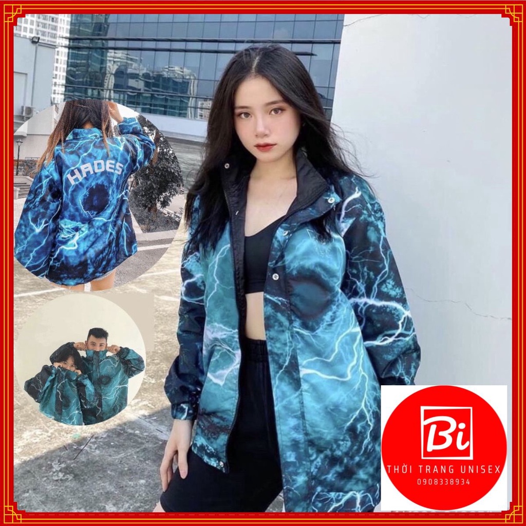 Áo Khoác Dù 3D Phản Quang_Chất Dù Nhập Loại 1 Mặc Mát Mịn_Hàng May 2 Lớp Form Rộng Nam/Nữ Ok_AK31